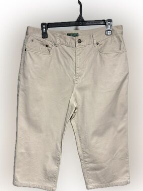 Lauren Jeans Company Tan Capris Women’s Size 12 Petite